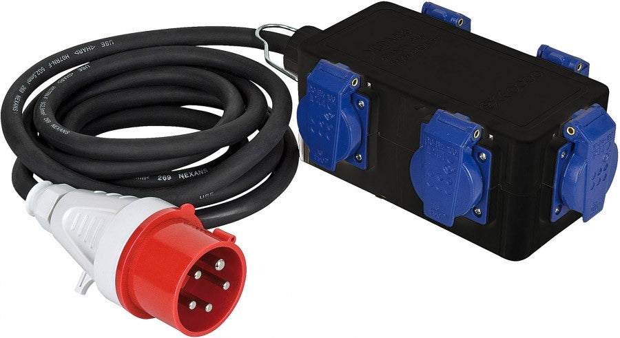 Stromverteiler 1 CEE 16A 5 x Schuko *VERMIETUNG*