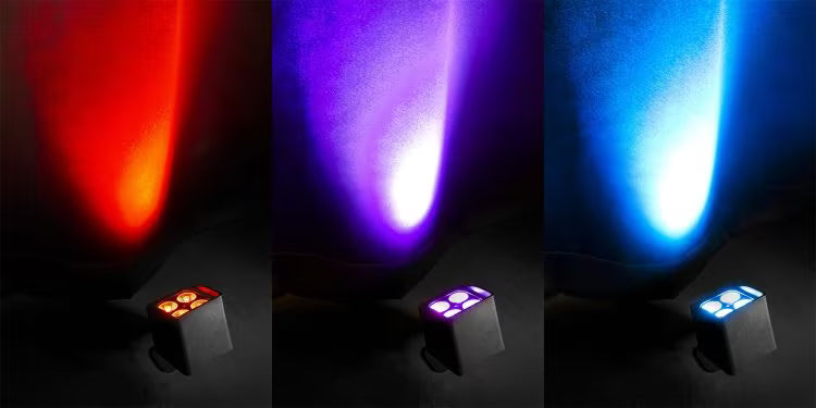 8xAkku Beleuchtung IP65 RGB BBP44 Outdoor *VERMIETUNG*