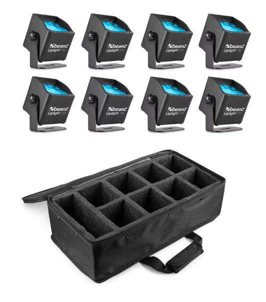 8xAkku Beleuchtung IP65 RGB BBP44 Outdoor *VERMIETUNG*