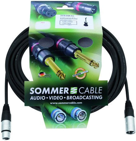 SOMMER CABLE XLR Kabel 3pol 20m sw Neutrik *VERMIETUNG*