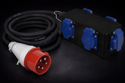 Stromverteiler 1 CEE 16A 5 x Schuko *VERMIETUNG*