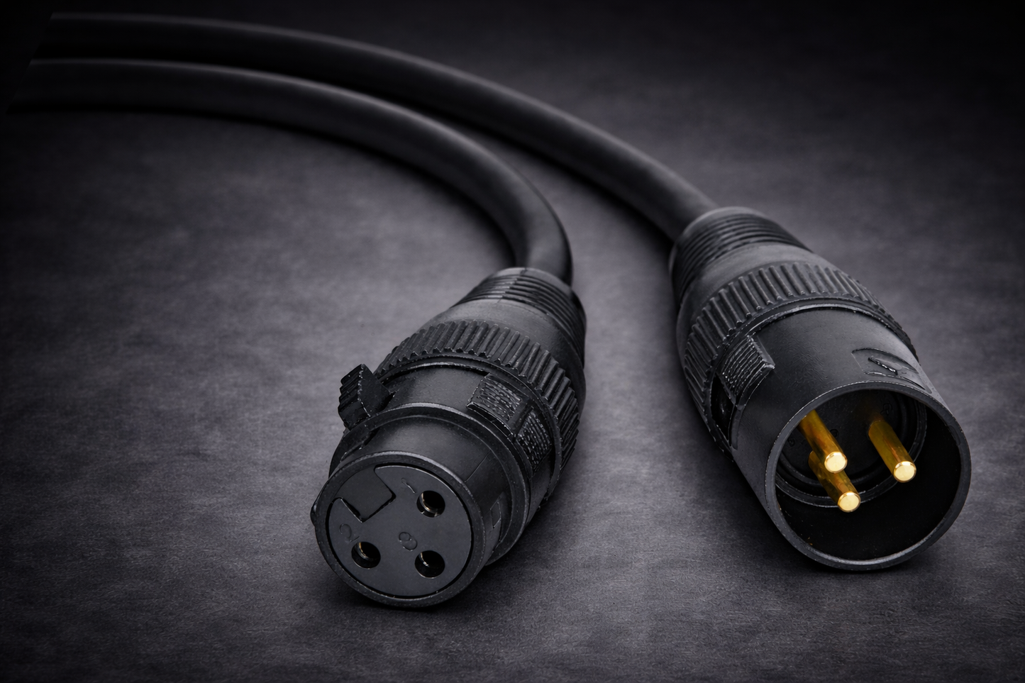 DMX Kabel 3pin, 1,5m *VERMIETUNG*